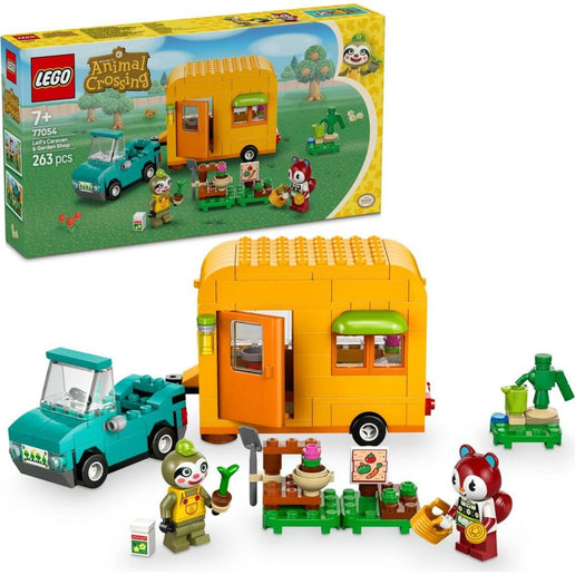 LEGO® Animal Crossing™ 77054 Leif, lakókocsi és kertészet