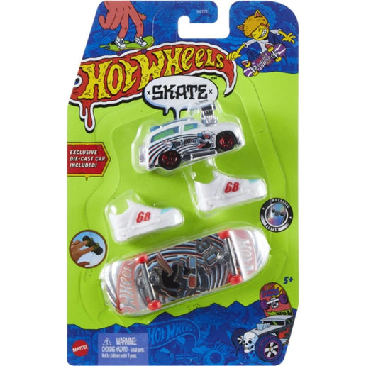 Hot Wheels Skates gyűjtői kollekció Fingerboard és cipők Optiskull Illusion