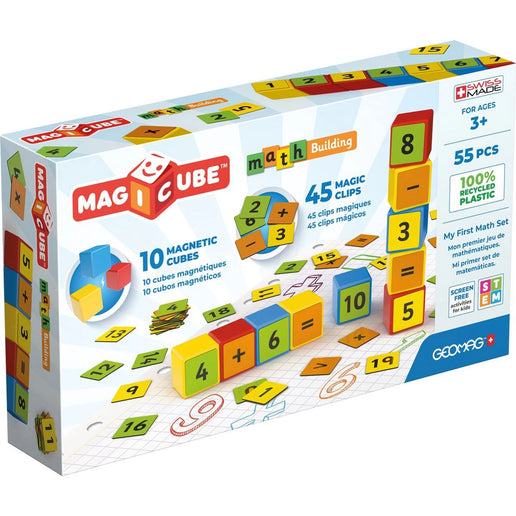 Geomag Magicube Math Building újrahasznosított klipszek 55 darabos