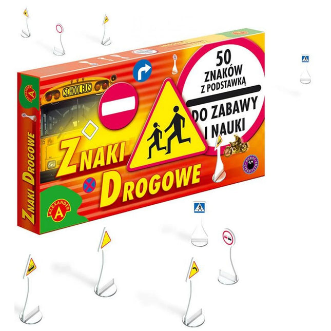 Közlekedési táblák 50 db