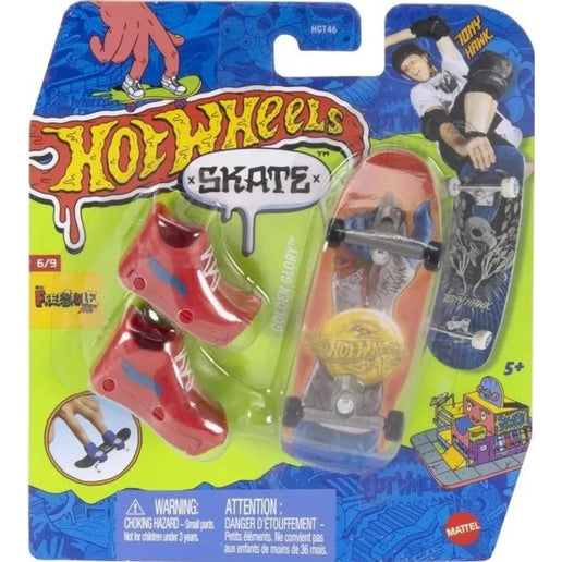 Hot Wheels Fingerboard és cipők 10,5 cm HGT46 Goldon Glory
