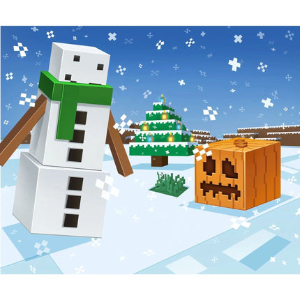 Minecraft adventi kalendár 24 ablakkal