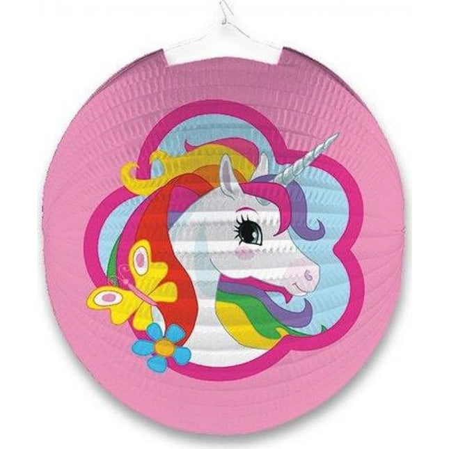 Egyszarvú lampion 25 cm