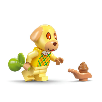 LEGO® Animal Crossing™ 77058 Goldie és az ő otthonos háza