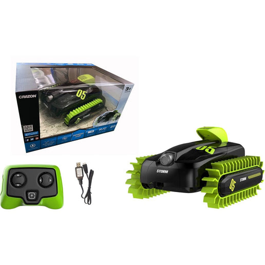 RC kétéltű autó 2,4 GHz zöld