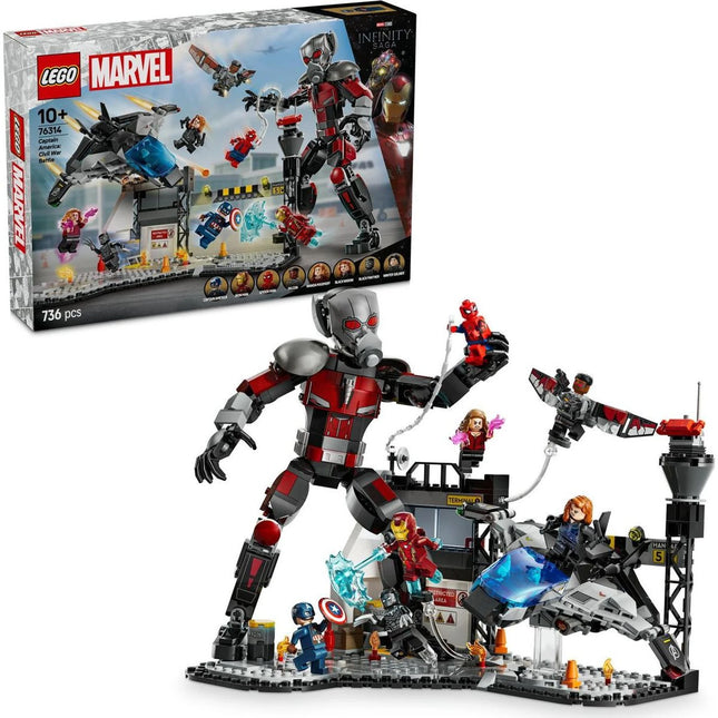 LEGO® Marvel 76314 Akciócsata – Amerika Kapitány: Polgárháború
