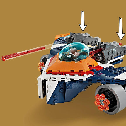LEGO® Marvel 76278 Rocket sugárhajtású Warbirdje vs. Ronan