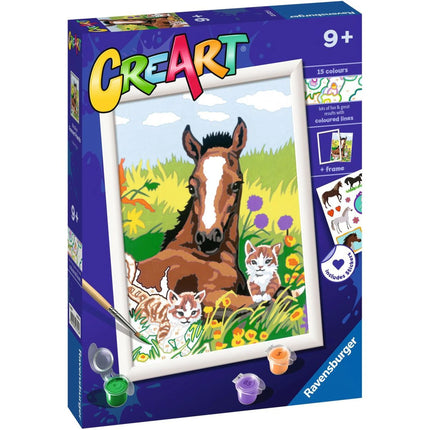 CreArt Ló és kiscicák