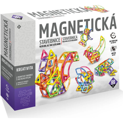 Mágneses építőjáték 89 db