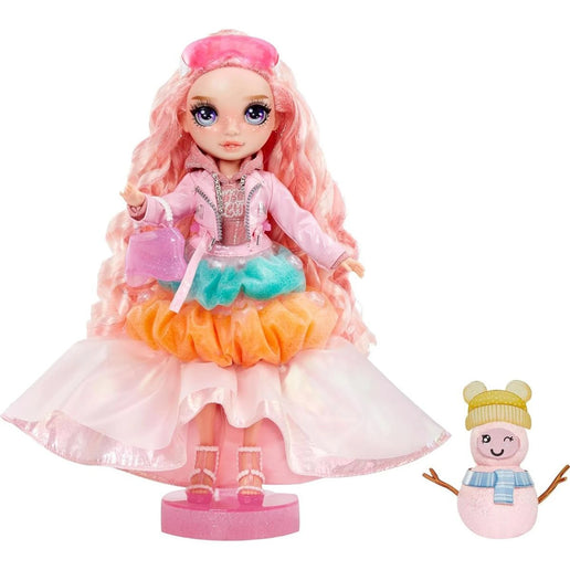 Rainbow High téli divatbaba - Bella (Pink)